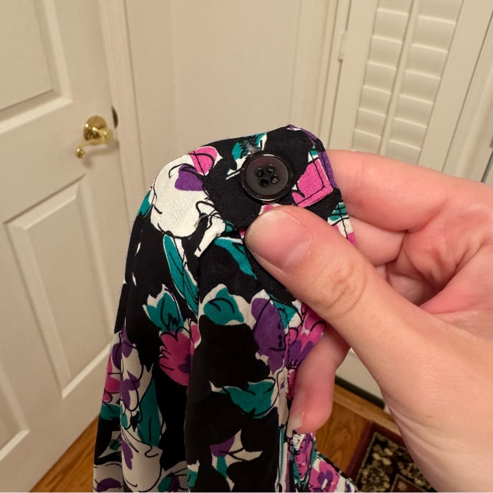 Vintage 90s Alan‎ Edward’s Floral Midi Skirt - Picture 2 of 8
